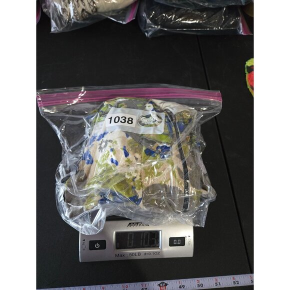 Twelve by Twelve Floral 3/4 Sleeve Full Zip Cardigan Sweater Size Medium Ruffled - Picture 11 of 11